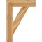 Ekena Millwork Traditional Block Rough Sawn Bracket, Western Red Cedar, 6"W x 28"D x 40"H BKT06X28X40TRA05RWR - alternate 3